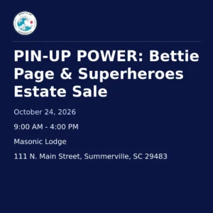 PIN-UP POWER: Bettie Page & Superheroes Estate Sale
